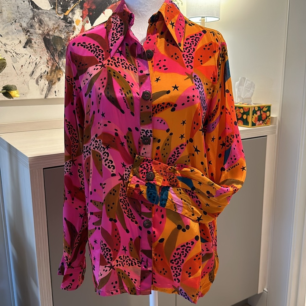 NWT FARM for Anthropologie, blouse Small